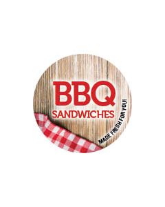 BBQ Grab-N-Go 2'' $BBQ Sandwiches Sticker