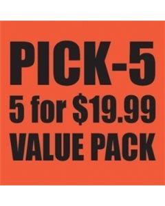 Pick 5 For $19.99 Value Pack 